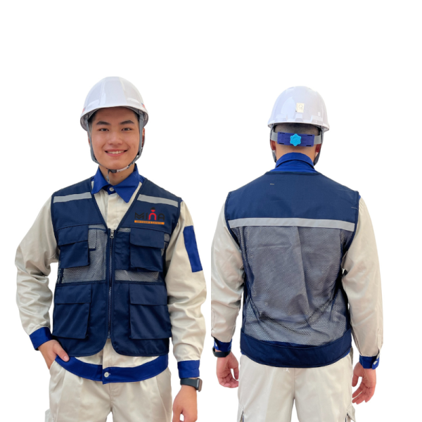 Áo gile phản quang túi hộp